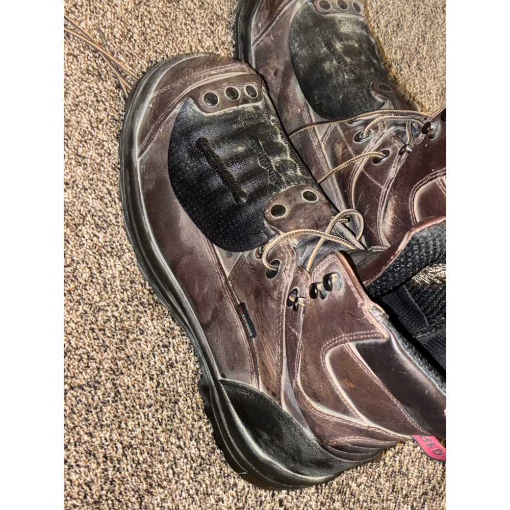 Red Wing 3530 Mens Brown Leather Metatarsal Guard Work Boots Vibram Sole Size 13